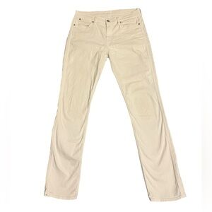 CHAPS Women's Corduroy Pants 10 Cream New Flare